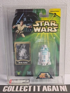 Star Wars 2000-2001 Wave Star Tours R4-M9 AFA 85 casi nuevo+ 90/85/90 ¡Alto grado! - Imagen 1 de 4