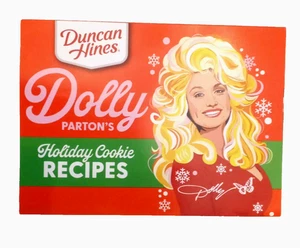 Duncan Hines Dolly Parton Holiday Cookie Recipes Baking Accordion Recipe Card - Picture 1 of 2