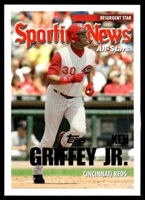 2005 Topps Updates & Highlights Ken Griffey Jr. Cincinnati Reds #UH166 - Image 1 of 2