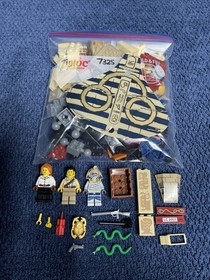 LEGO Pharaoh&rsquo;s Quest 7325 Cursed Cobra Statue 100% Complete Good Shape