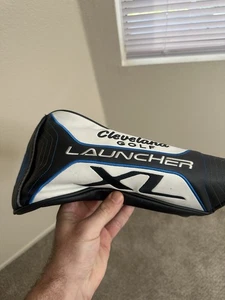 Cleveland Launcher XL copricapo driver golf copricapo maglietta nero blu - Foto 1 di 5