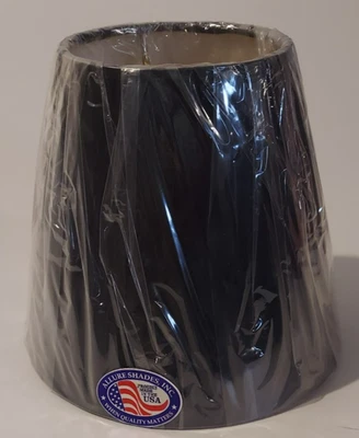 Nuevo Allure Negro con Pantalla de Lámpara Interior Blanco 4" X 7" X 6" Foto 1 de 4