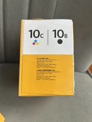 Genuine Kodak 10C 10B Ink Combo Pack Black & Colour Ink Cartridge NEW - Image 1 of 2