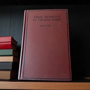 From Beowulf To Thomas Hardy Volume I By Robert Shaffer 1928 Hardcover VTG - Picture 1 of 9