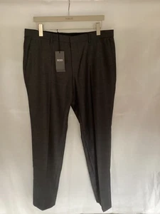 HUGO BOSS HERREN GENIUS SLIM HOSE NAGELNEU GR 38 REGULAR 54 IT GRAU - Bild 1 von 5