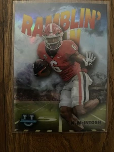 2022 Bowman University Chrome - Ramblin' Man Kenny McIntosh #Rm-4 (RC) - Bild 1 von 2