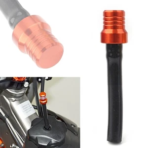 72mm Gas Fuel Tank Cap Valve Vent Hose Tube Orange For ATV Dirt Bike Pit Quad - Picture 1 of 6