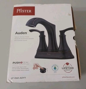Pfister Auden (LF-048-ADYY) Tuscan Bronze Finish 4" Centerset Lavatory Faucet - Picture 1 of 5