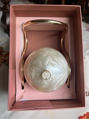 Bolso con asa superior de acrílico Cult Gaia Pearl nuevo en caja nuevo con etiquetas Foto 1 de 4