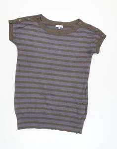 Jasper Conran Women's Multicoloured Striped Jumper Size 16 - Picture 1 of 12