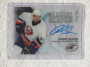 New York Islanders Robert Nilsson Signed 05/06 UD ICE Card Auto - Imagen 1 de 1