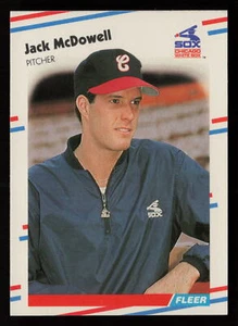 1988 Fleer Jack McDowell #407 RC Chicago White Sox Baseball Card - Picture 1 of 2