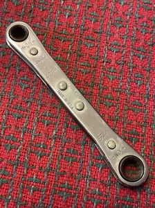 NOS Vintage Craftsman 1/4โ & 5/16โ Ratcheting Box Wrench 42161 USA ๐บ๐ธ - Picture 1 of 11