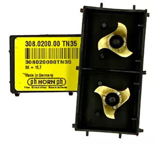 2 pezzi CORNO 308.0200.00 TN35 piastra di taglio HORN System 308 M308 scanalatura - Foto 1 di 1