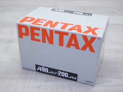 PENTAX Auto Focus SMC A 80-200mm f/4.7-5.6 Lens in the Box - Image 1 of 4