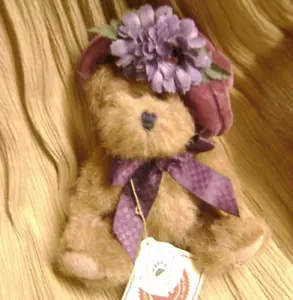 2002- COLECCIÓN BOYD'S BEAR 6" OSO ARTICULADO DE FELPA - CORONA DE ORO # 9693 HM - Imagen 1 de 7