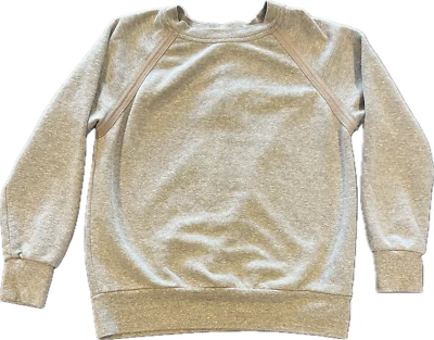Prana Women's Crew Sweatshirt. Hemp Blend. Size: XS. Color: Oatmeal. - Image 1 of 4