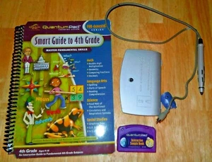 LEAPFROG QUANTUM PAD 30025 SILVER Battery Door Cover-Stylus-Book & Cartridge - Picture 1 of 6