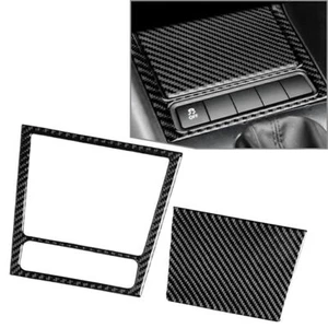 Carbon Fiber Center Ashtray Storage Panel Cover For VW Golf 6 MK6 2008-2012 - Picture 1 of 11