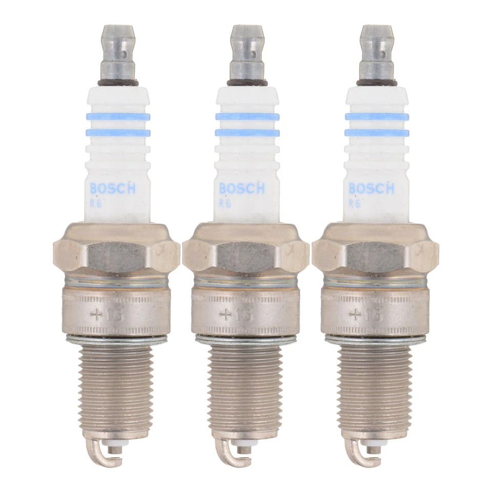 Bosch Nickel Spark Plug Set (3 Pieces) For Chevrolet Spirit Geo Metro 1.0 L3 - Image 1 of 1