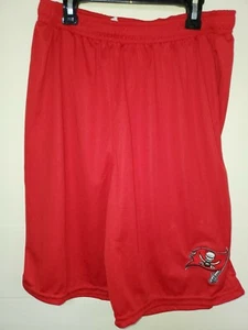 0724 NFL TAMPA BAY BUCCANEERS Polyester Jersey SHORTS W/Pockets Red - Picture 1 of 2