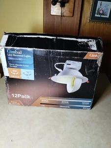 6" Gimbal 360° Swivel Tilt Eyeball Downlight 12 (11) Pack + J-Box Black Plz Read - Picture 1 of 17