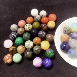 Natural Crystal Ball Ornaments Polished Multi-Material Color Seven Star Array - Picture 1 of 56