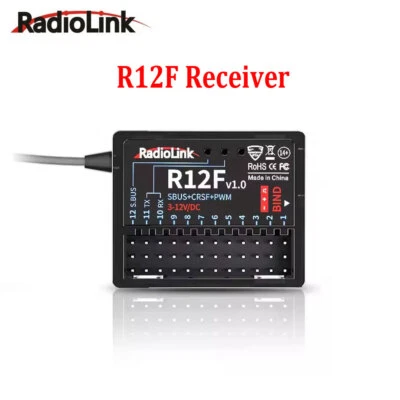 Radiolink R12F 12 Channle 2.4G RC Receiver Car Voltage Transmission Telemetry - Image 1 of 4