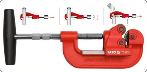 Cortador de tubos Yato YT-2232 10-40 mm separador de tubos tubo compuesto cortador de tubos - Imagen 1 de 2