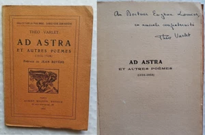 C1 Theo VARLET - AD ASTRA EO Numerote 1929 SF Envoi DEDICACE SIGNED Rare - Imagen 1 de 1