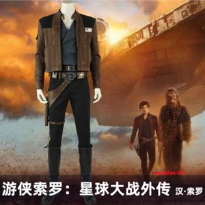 Solo A Star Wars Story Han Solo Chaqueta Pantalones Juegos con disfraces Disfraz Conjunto Halloween - Imagen 1 de 21