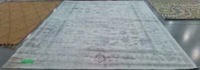 Окрашенный ковер цвета слоновой кости/серебра 9 футов 0 дюймов x 12 футов 0 дюймов сниженная цена 1172768872 ADR109C-9 - Изображение 1 из 4