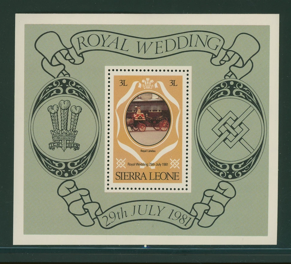 Sierra Leona Scott #518 MNH S/S Príncipe Carlos Dama Diana Wed $$ 414263 Foto 1 de 1