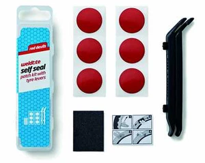 Red Devils - Self Seal Puncture Repair Patch Kit with Tyre Levers - Picture 1 of 1