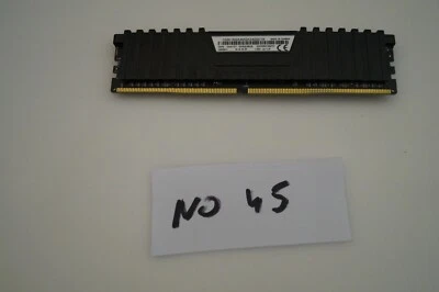 8GB Corsair CMK16GX4M2A2400C14 Vengeance LPX PC4-19200 DDR4-2400 Ram no 45 - Image 1 of 4