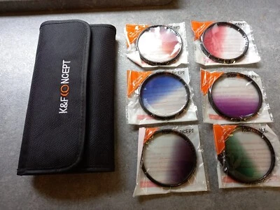 K & F Concept Camera 6x Lens Filter Kit 67mm plus Carry Storage Wallet Pouch 3 - Image 1 of 4