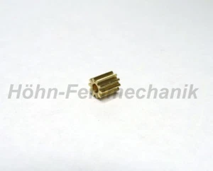 Stirnzahnrad, Zahnrad Modul 0,3, aus Messing, 10 Zähne - Bild 1 von 1