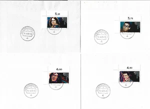 Bund  Eckrand  34 Belege aus 1988 - 89  blanco gestempelt - Bild 1 von 7