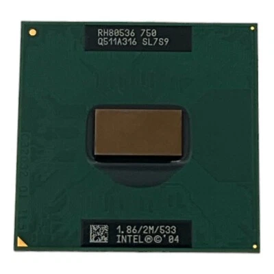 Intel Pentium M 750 SL7S9 1.86GHz 533MHz FSB 2MB Cache Socket 478 CPU Processor - Image 1 of 4