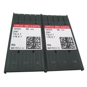 20 PIEZAS agujas para máquina de coser con botones industriales Groz-Beckert 2091, TQX7, 175X7 - Imagen 1 de 2