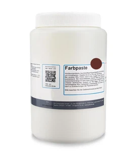 1kg Farbpaste rotbraun Farbpigment Harz Einfärben Farbe Gießharz Konzentrat - Bild 1 von 6