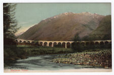 Glenfinnan Viaduct vintage postcard 'Harry Potter' interest (ref 26-23)