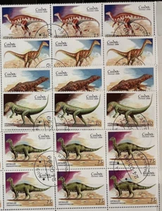 6x Dinosaurs/ Reptiles   - Timbres - stamps - CTO - D117 - Picture 1 of 1