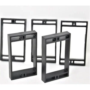 5-Pack 3/8 in. 1-Gang Outlet Box Spacer Extender - Electrical Box Extension - Picture 1 of 3