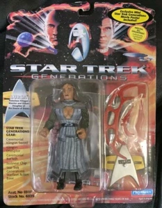 Star Trek Generations Lursa Vintage Actionfigur & Mini Filmposter im Paket - Bild 1 von 6