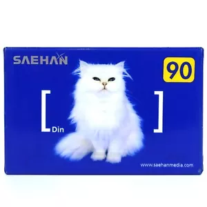 Saehan MX 90 Leerkassette Tape versiegelt Typ I Korea Cat Design - Bild 1 von 3