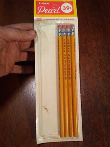 Lápices sin afilar vintage Eberhard Faber en paquete PERLA X4 - Imagen 1 de 5