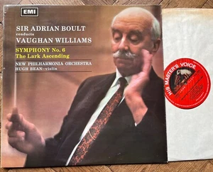 ASD 2329 Vaughan Williams Symphony No 6. The Lark Ascending Boult S/C - Picture 1 of 2