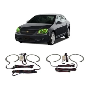 Bright Green Angel Eye Headlight Halo kit for Chevrolet Cobalt 05-10 - Picture 1 of 3