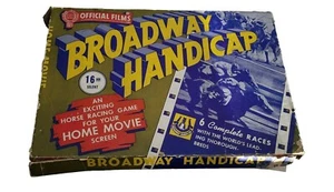 1945 Broadway gioco di corse di cavalli handicap film 8 mm, film ufficiali, Inc. Completo - Foto 1 di 8